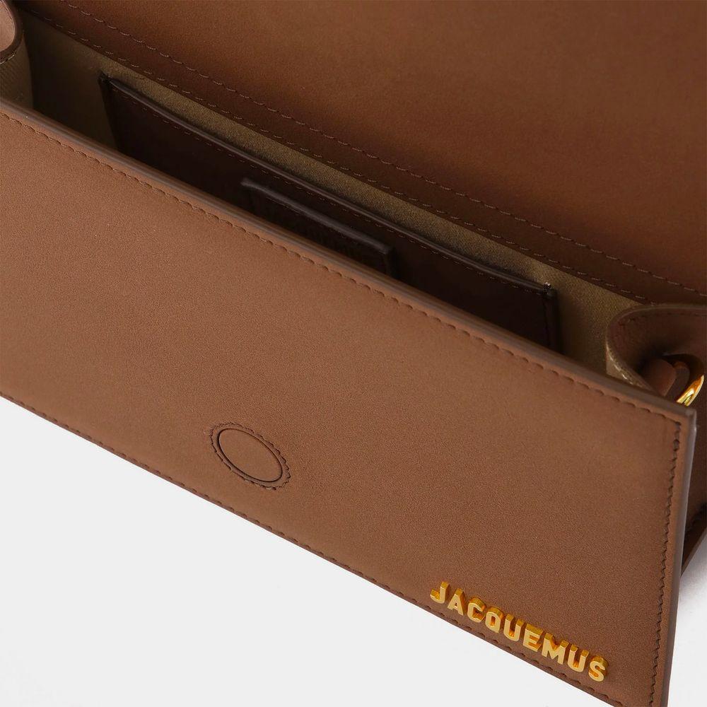 Jacquemus Brown Leather Crossbody Bag Jacquemus