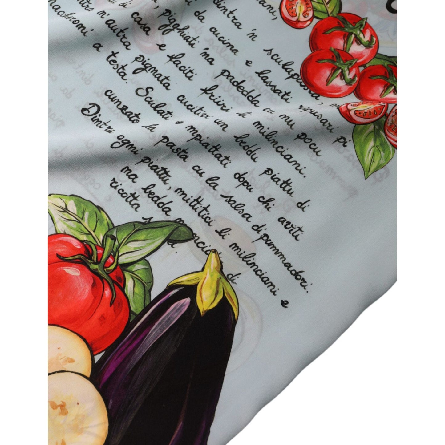 Dolce & Gabbana Multicolor Pasta Alla Norma Print Tank Top