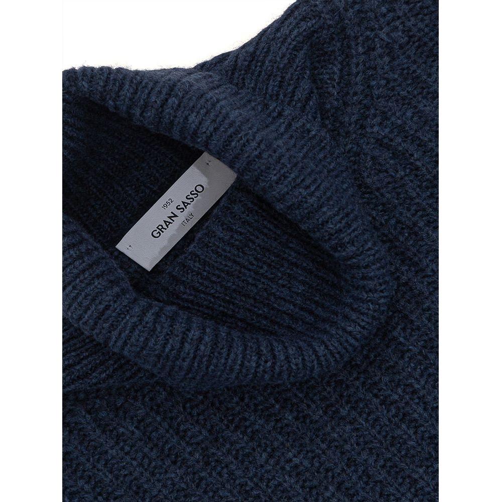 Gran Sasso Blue Wool Sweater Gran Sasso