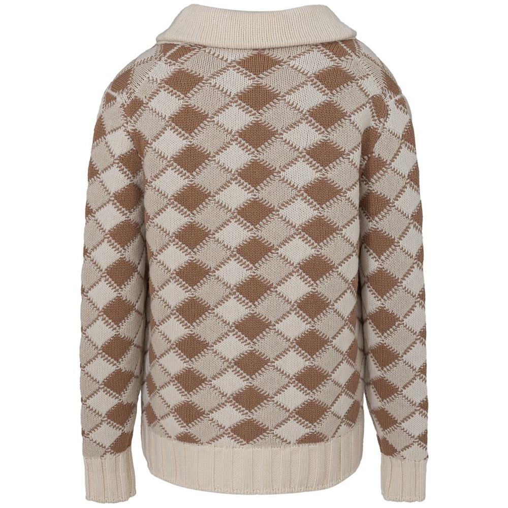 Gran Sasso Bicolor Wool Cardigan Gran Sasso