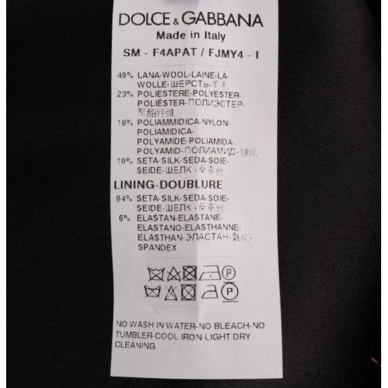 Dolce & Gabbana Gold Black Short Mini Skirt