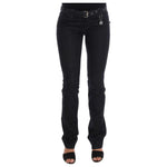 Costume National Blue Cotton Stretch Slim Fit Jeans