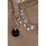 Costume National Beige Cotton Stretch Slim Fit Jeans Jeans & Pants
