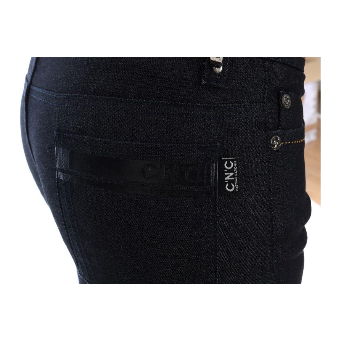 بنطلون جينز ضيق للغاية باللون الأزرق الداكن من كوستيوم ناشيونال شيك