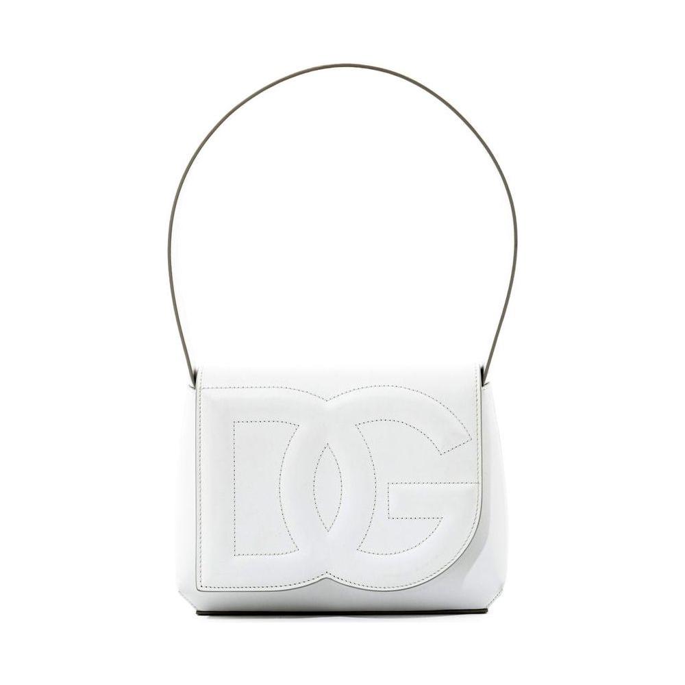 Dolce & Gabbana White Leather Handbag Dolce & Gabbana