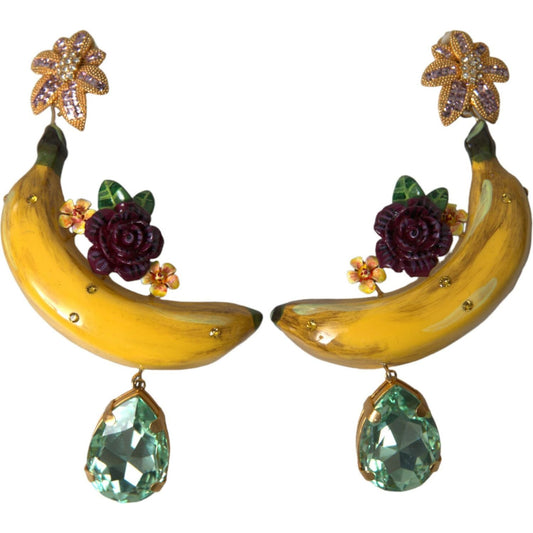 Chic Clip-on Banana Dangle Earrings Dolce & Gabbana