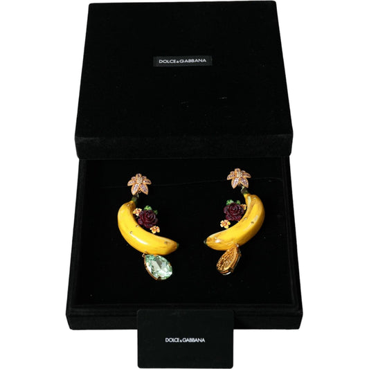 Chic Clip-on Banana Dangle Earrings Dolce & Gabbana