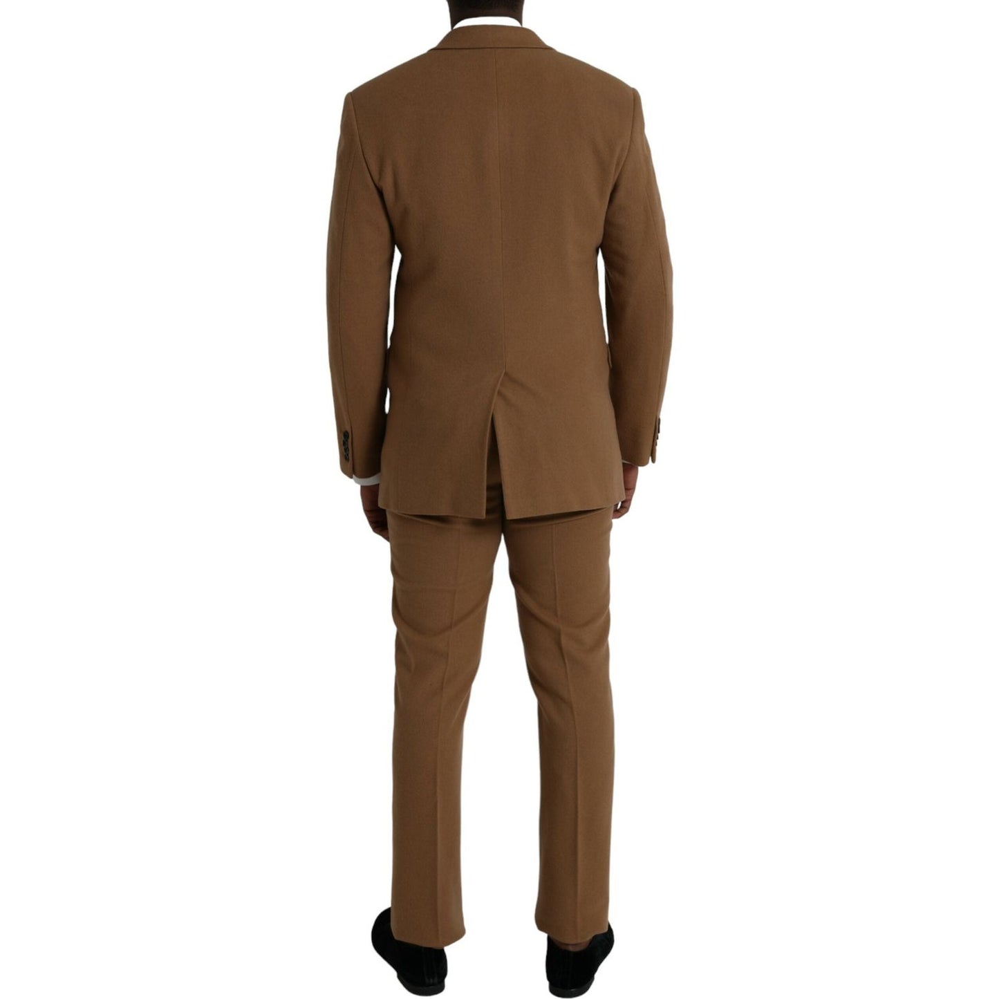 Prada Brown Cashmere 2 Piece Single Breasted Suit brown-cashmere-2-piece-single-breasted-suit