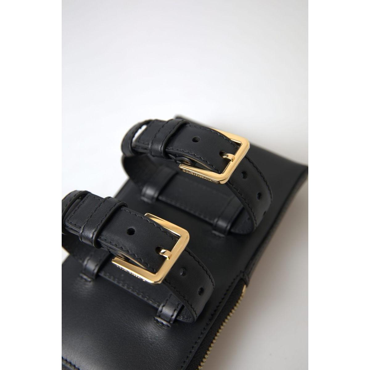 Dolce & Gabbana Elegant Leather Wristlet Clutch black-leather-men-purse-double-belt-strap-bracelet-bag 465A4757-scaled-965a1743-2c0.jpg