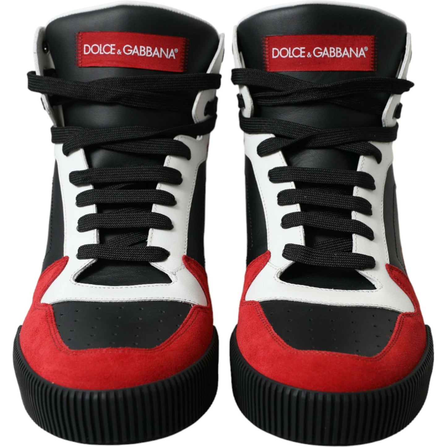 Dolce & Gabbana | Debonair Calfskin High-Top Sneakers| McRichard Designer Brands   