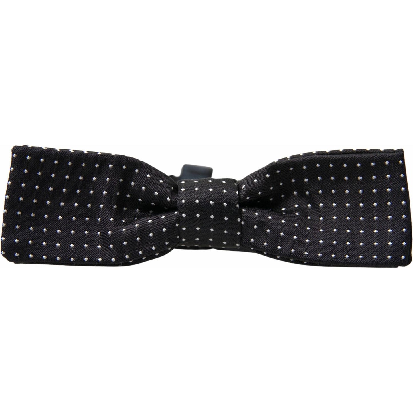 Elegant Silk Black Bow Tie Dolce & Gabbana
