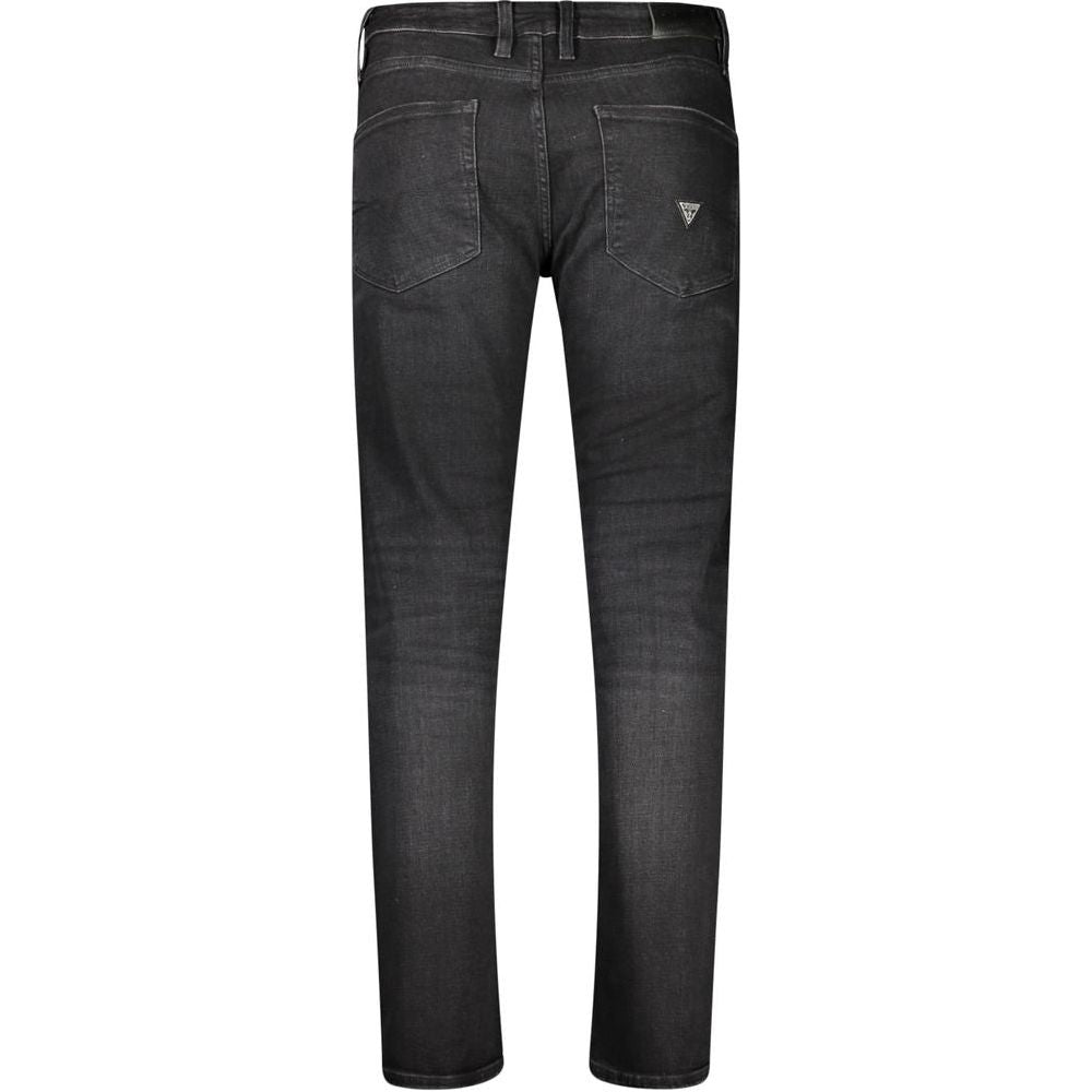 Guess Jeans Black Cotton Jeans & Pant Guess Jeans