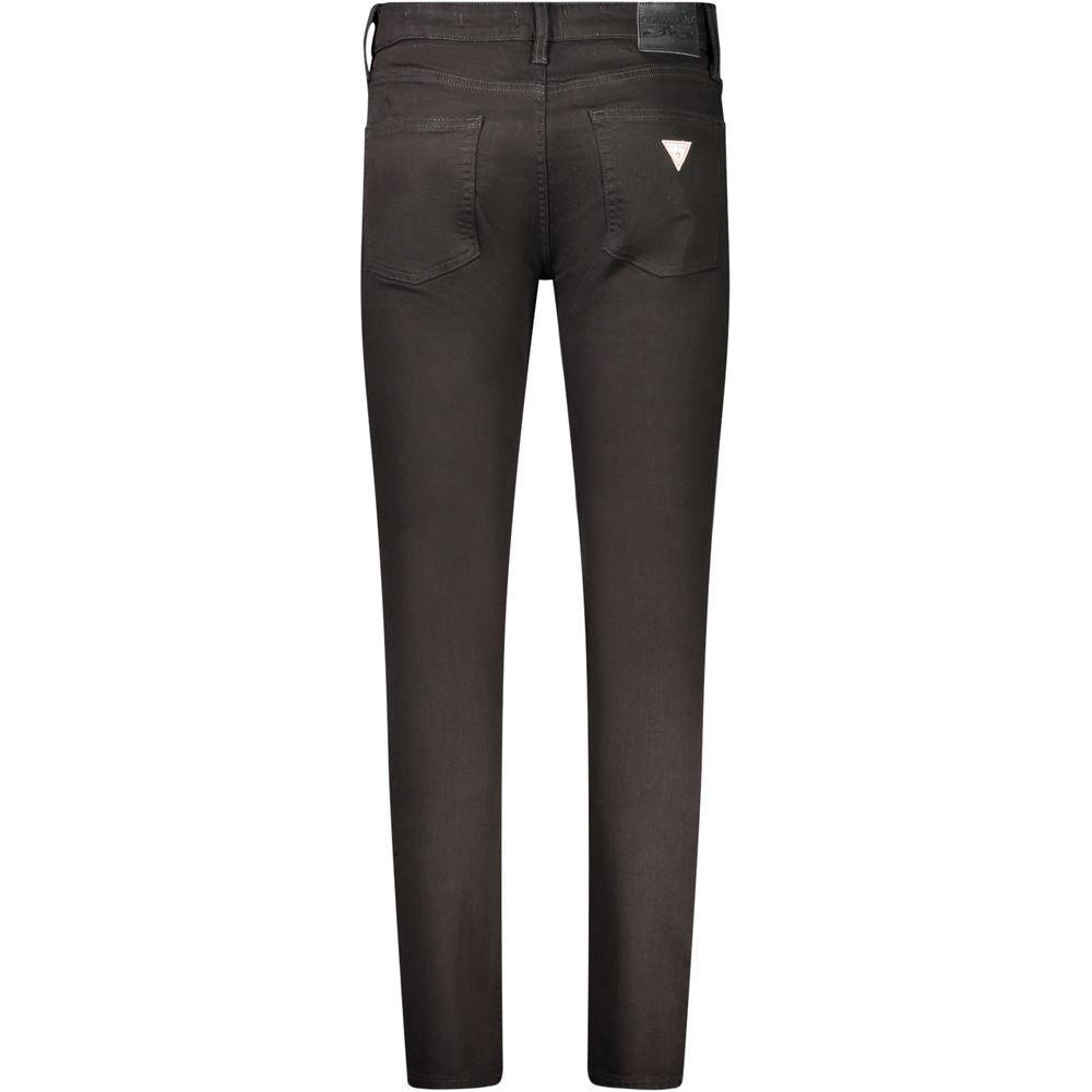 Guess Jeans Black Cotton Jeans & Pant Guess Jeans