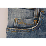 Costume National Blue Cotton Stretch Denim Jeans