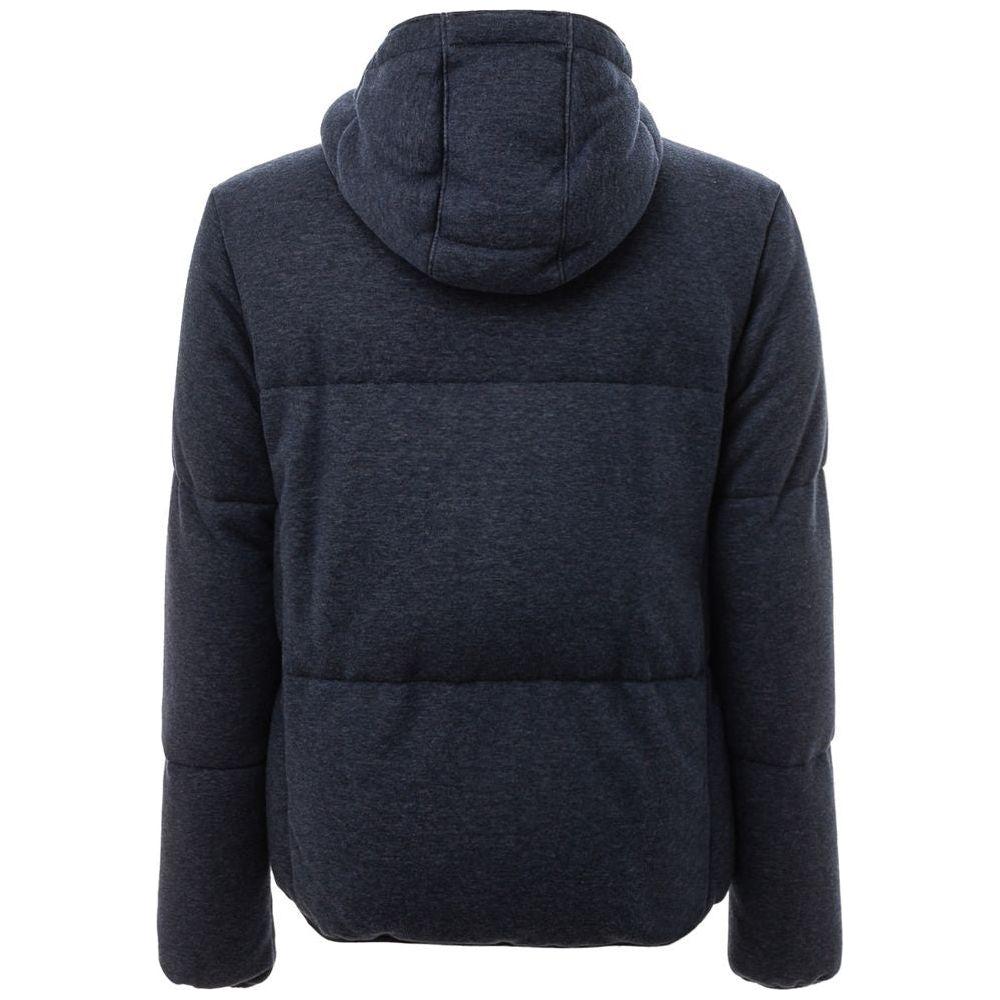 Herno Navy Blue Cotton Jacket Herno