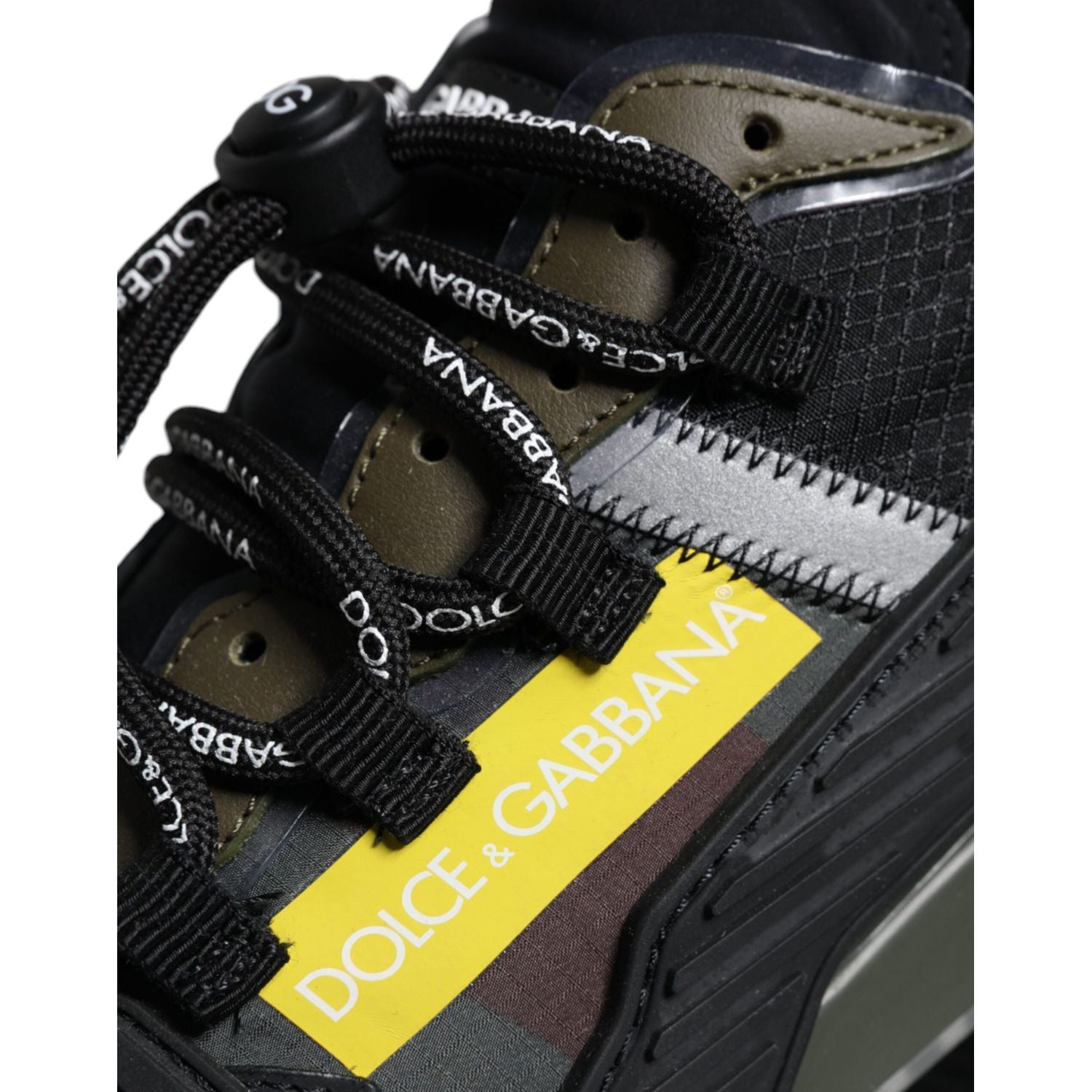 Dolce & Gabbana Multicolor Lace Up Low Top NS1 Sneakers Shoes