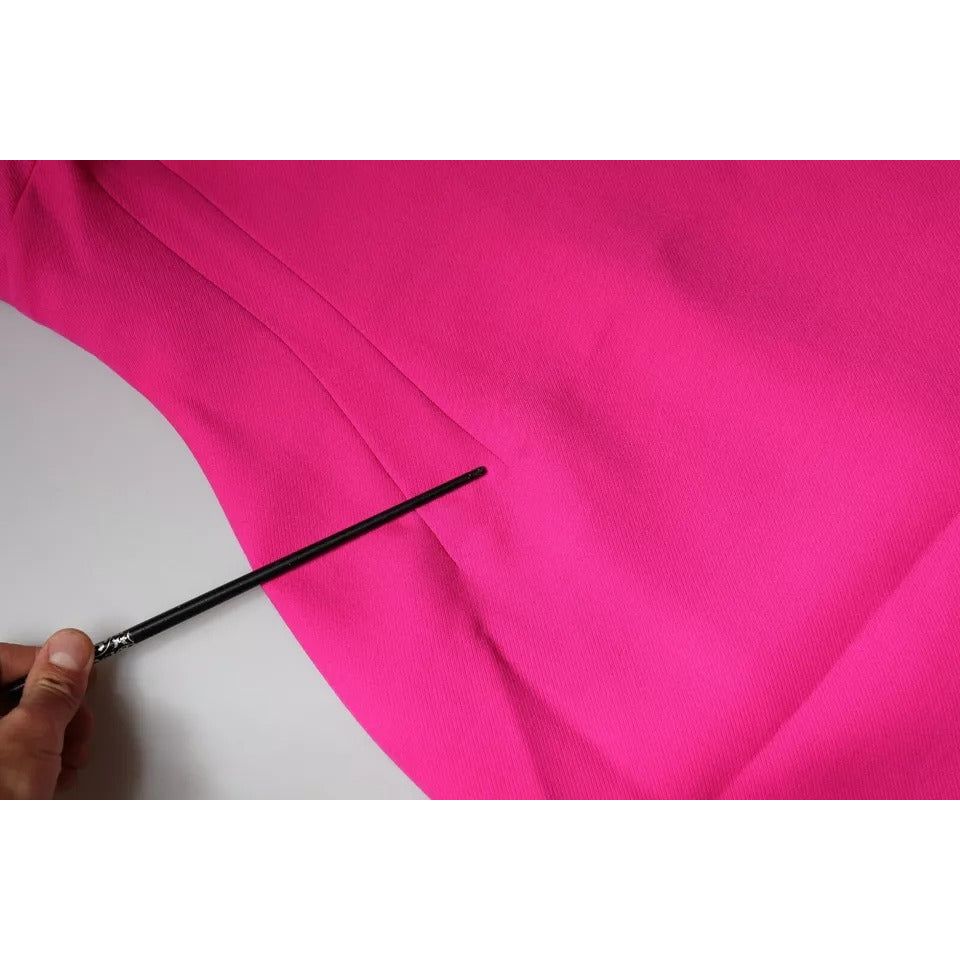Dolce & Gabbana Pink Sleeveless Bodycon A-line Mini Dress DR281320-40