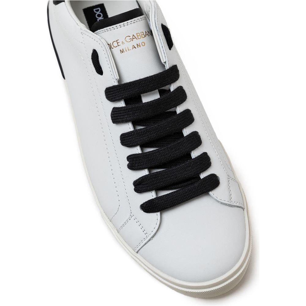 Dolce & Gabbana White Leather Sneaker Dolce & Gabbana