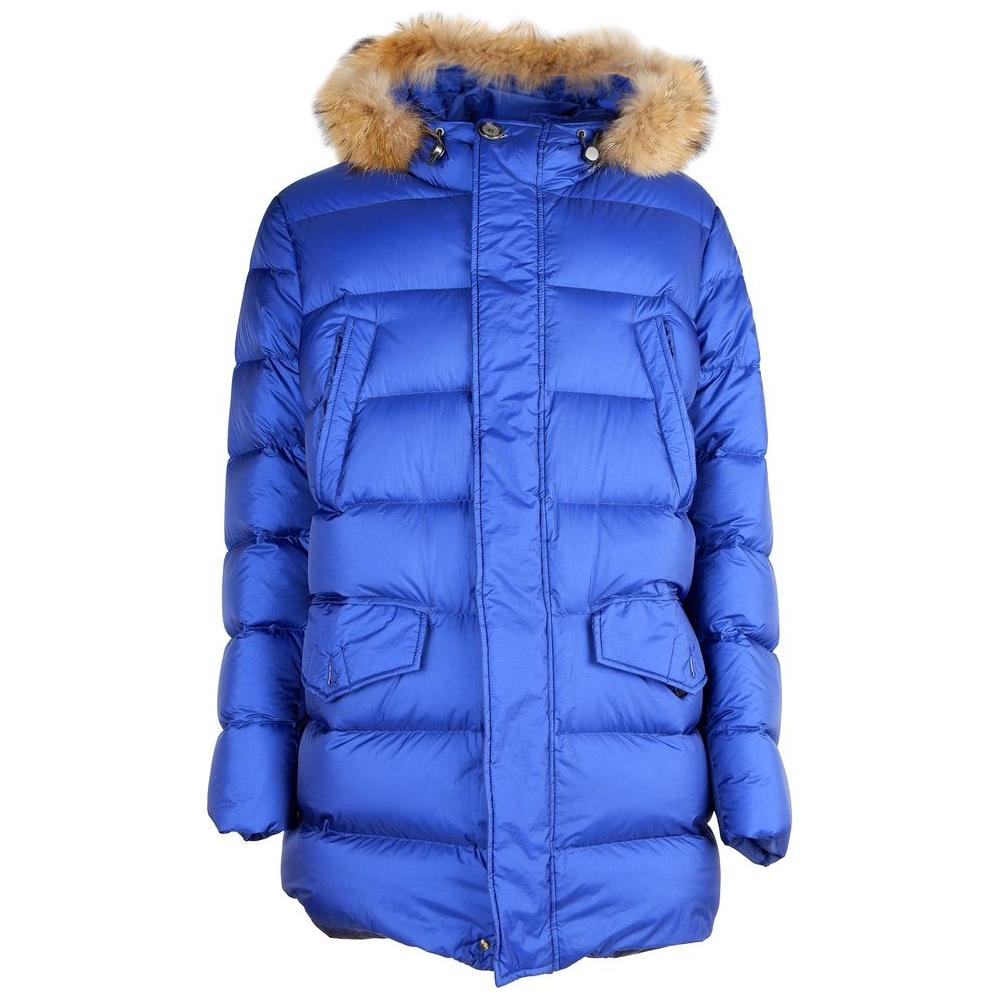 Add Blue Nylon Jacket