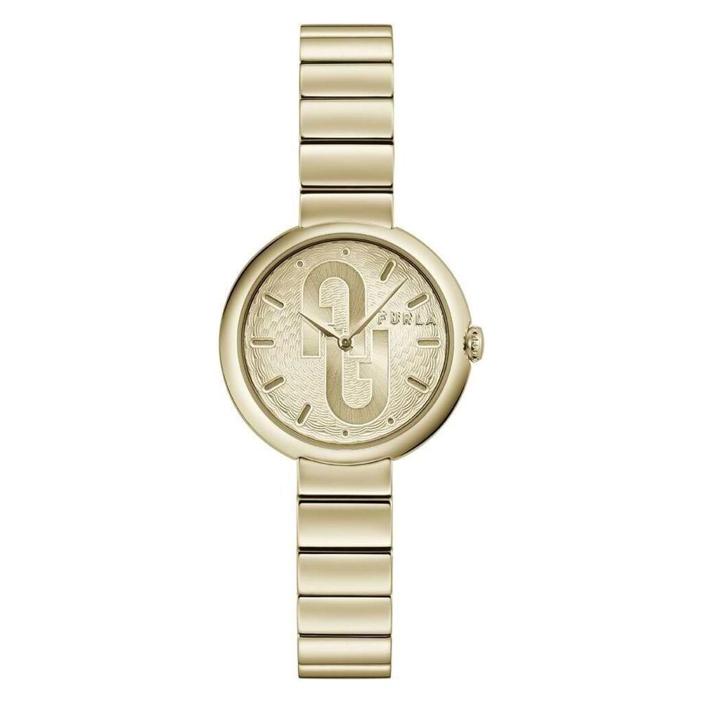 Furla Gold Stainless Steel Watch