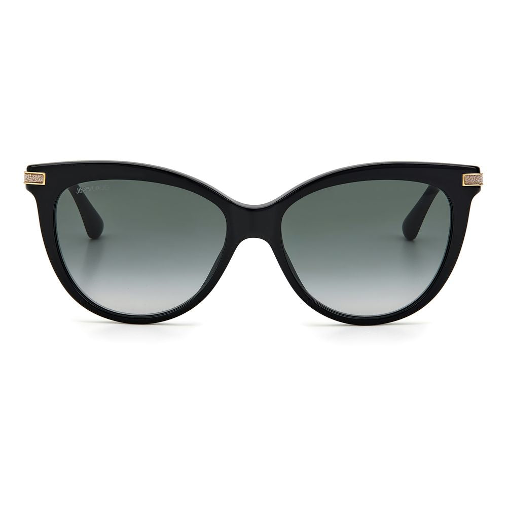 Jimmy Choo Black Acetate Sunglasses JCAXELLEGS8079OAC
