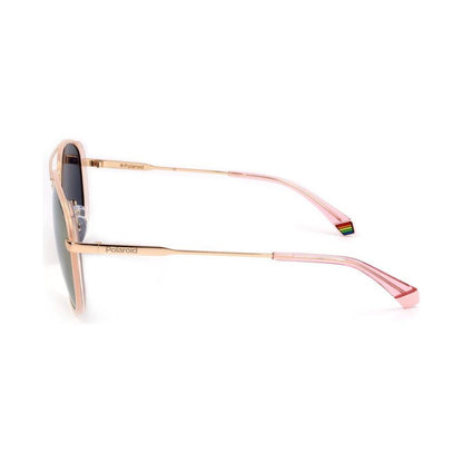 Polaroid Rose Gold Metal Sunglasses