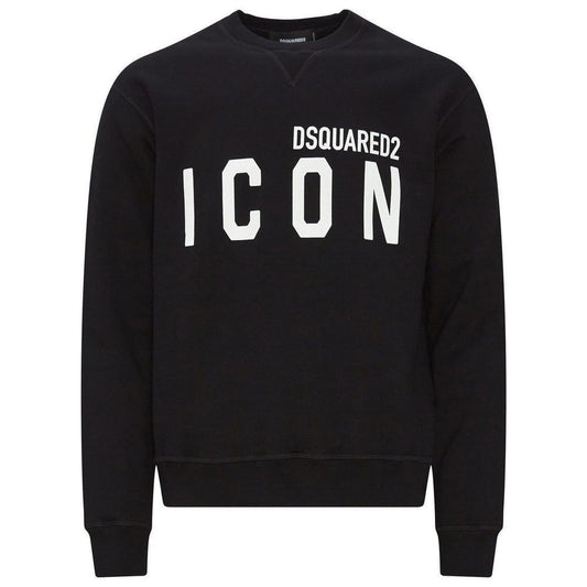 Dsquared² Black Cotton Sweater Dsquared²