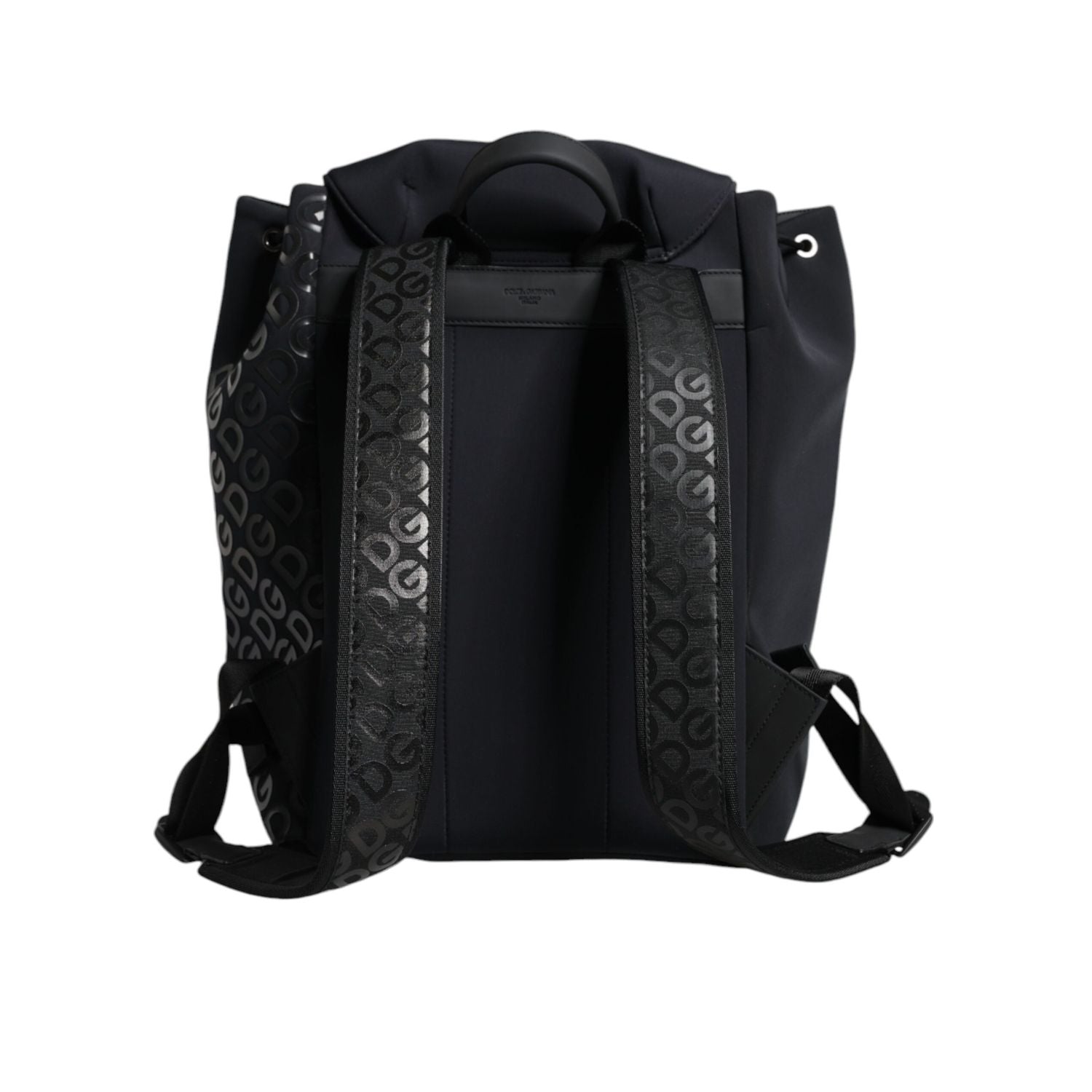 Front view with bag zipped and handles upright.