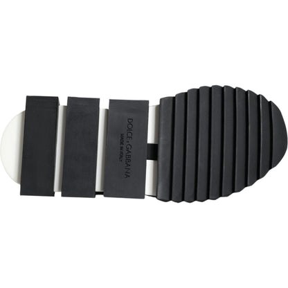 Dolce & Gabbana Black Mesh Sorrento Trekking Sneakers Shoes