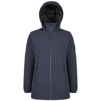 Yes Zee Blue Nylon Men's Down Jacket