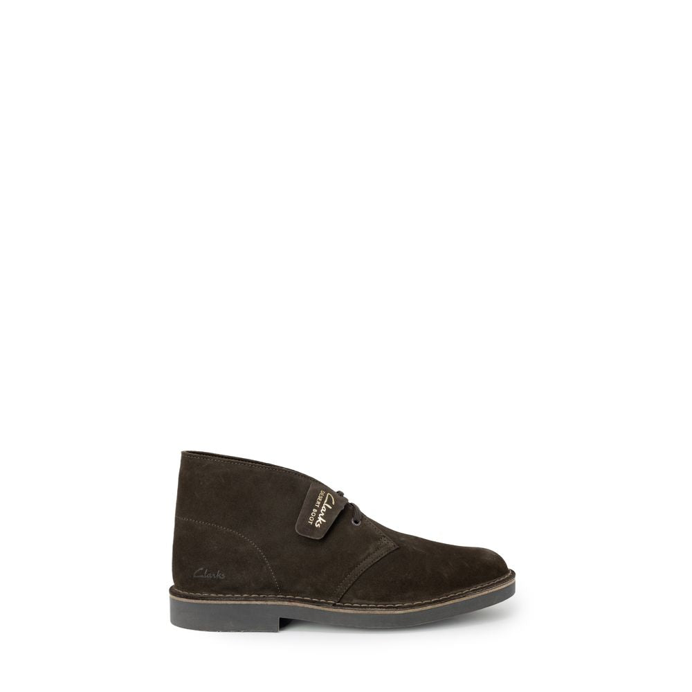 Clarks Brown Leather Ankle Boots