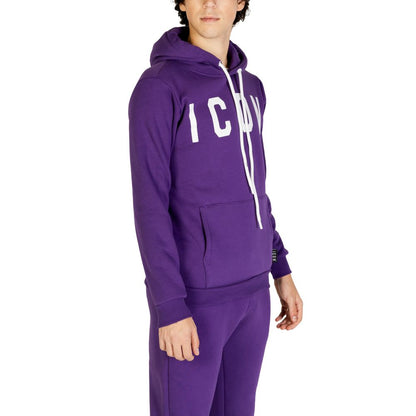 Icon Purple Cotton Hoody