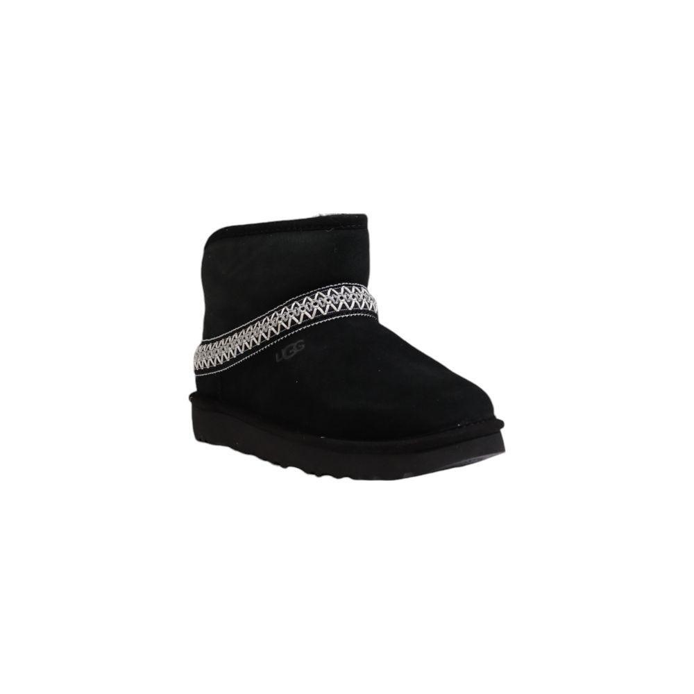 UGG Black Suede Leather Ankle UG-15693400009-EU36/US6