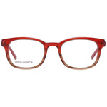 Dsquared² Bicolor Plastic Frames in red, unisex design, model DQ5051-068-49 with size 49/20/140 mm. Ideal glasses for a stylish look.