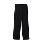 Desigual Black Polyester Cropped Pant