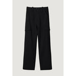 Desigual Black Polyester Cropped Pant
