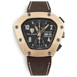 Lamborghini Black Leather Watch LATLFT075SPYDERLEGGEROAC