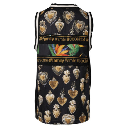 Dolce & Gabbana Multicolor Tropical Sleeveless Tank T-shirt