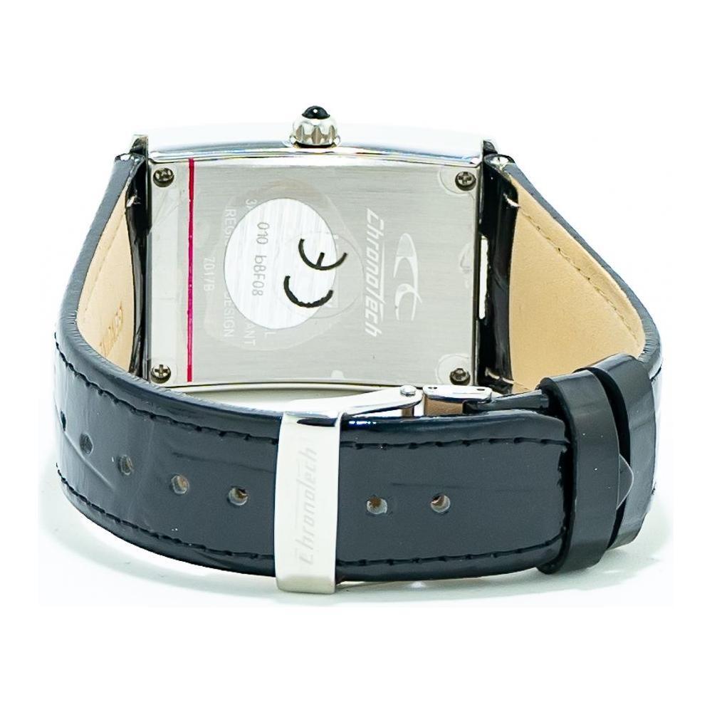 Chronotech Silver Stainless Steel Dress Watch