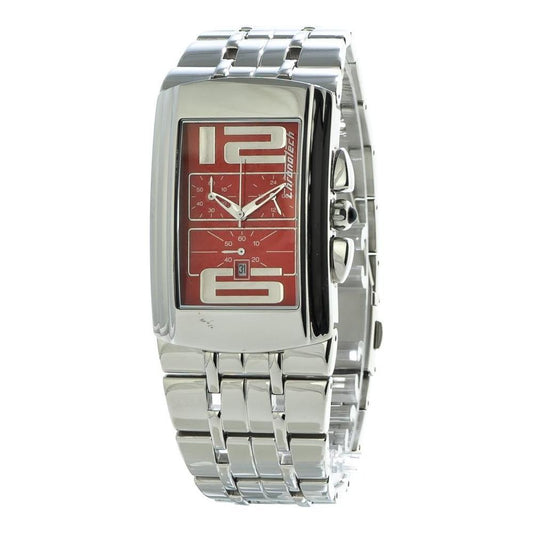 Chronotech Silver Stainless Steel Dress Watch