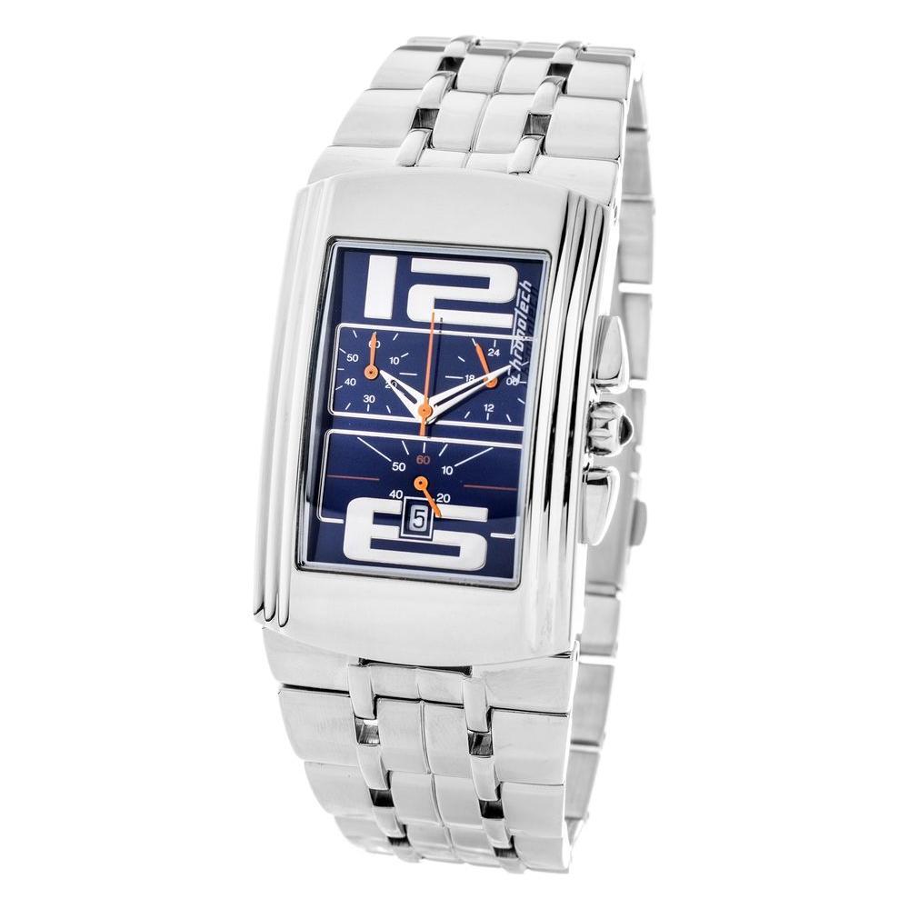 Chronotech Silver Stainless Steel Dress Watch