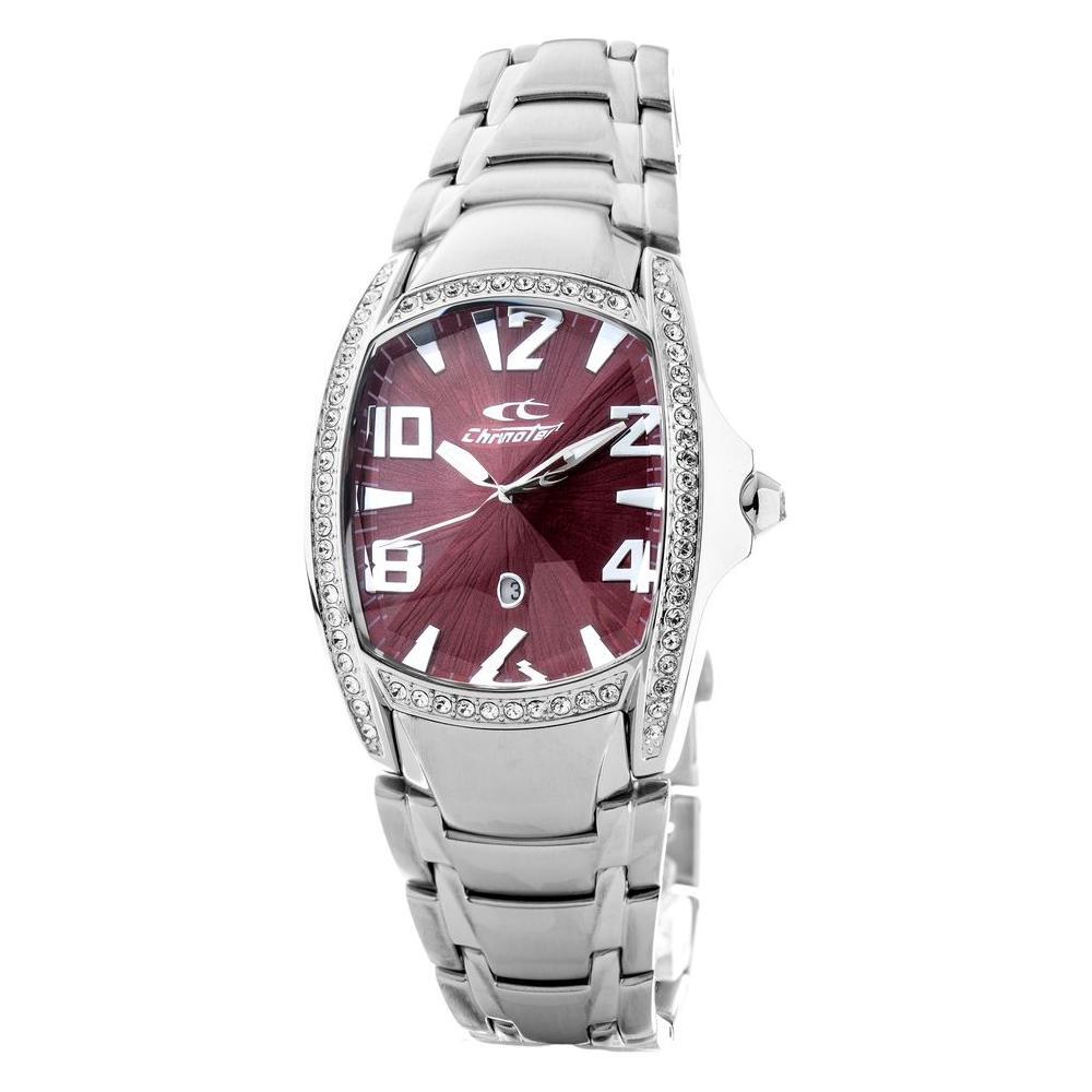 Chronotech Silver Stainless Steel Watch