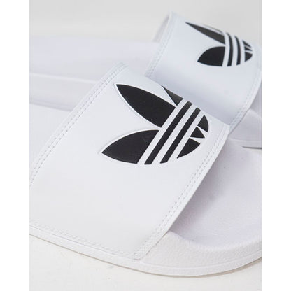 Adidas White Polyester Slipper