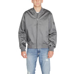 Calvin Klein Gray Organic Cotton Jackets & Coat