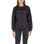 Calvin Klein Jeans Black Cotton Sweatshirt CA-14574800009-IT40|S