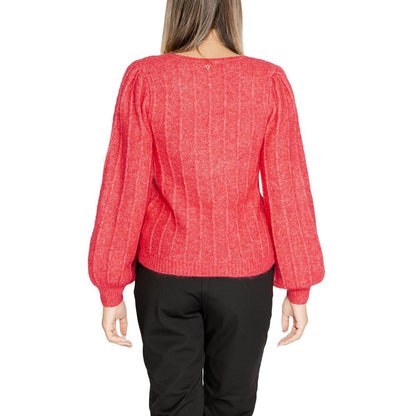 Guess Pink Polyester Sweatshirt