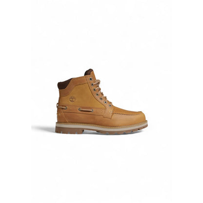 Timberland Beige Suede Leather Lace-Up Boots