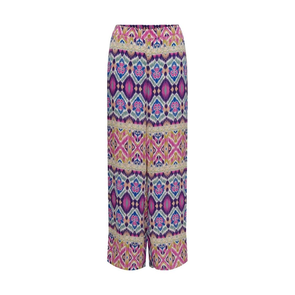 Only Multicolor Recycled Polyester Casual Pants