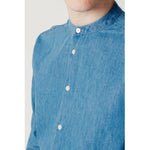 Peuterey Blue Cotton Shirt PE-11043000176-IT54 | XXL
