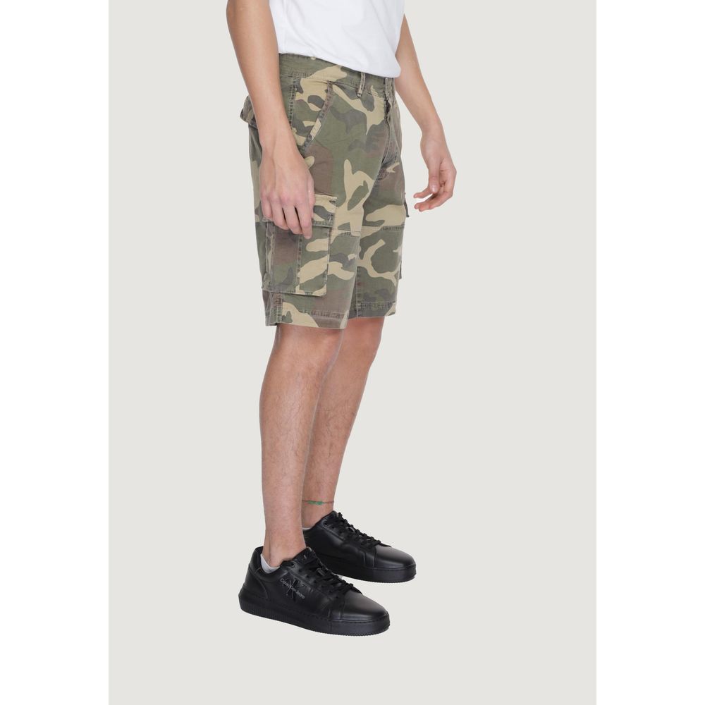U.S. POLO ASSN. Beige Cotton Bermuda Shorts